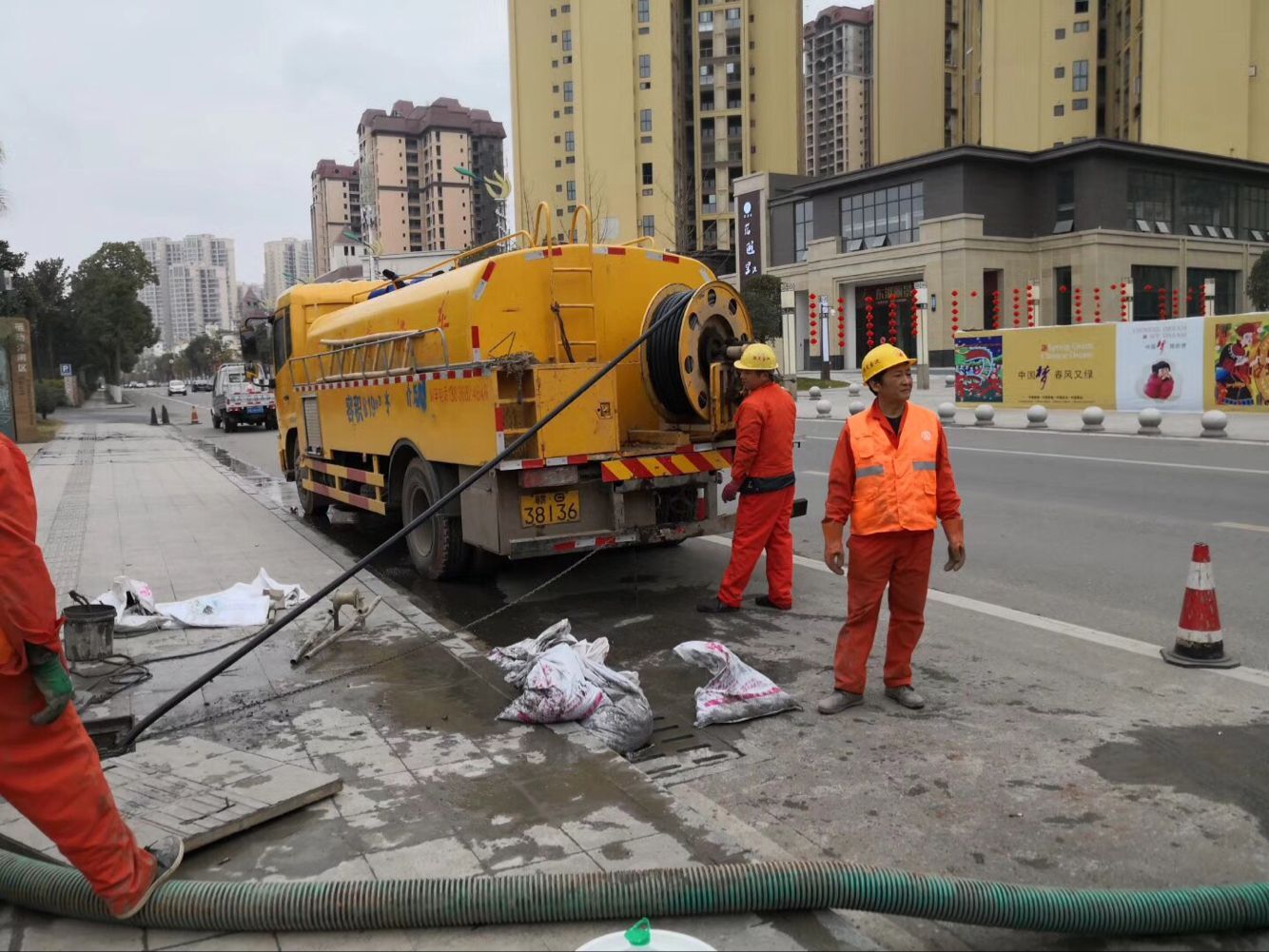 大余排污管道清淤-管道清洗
